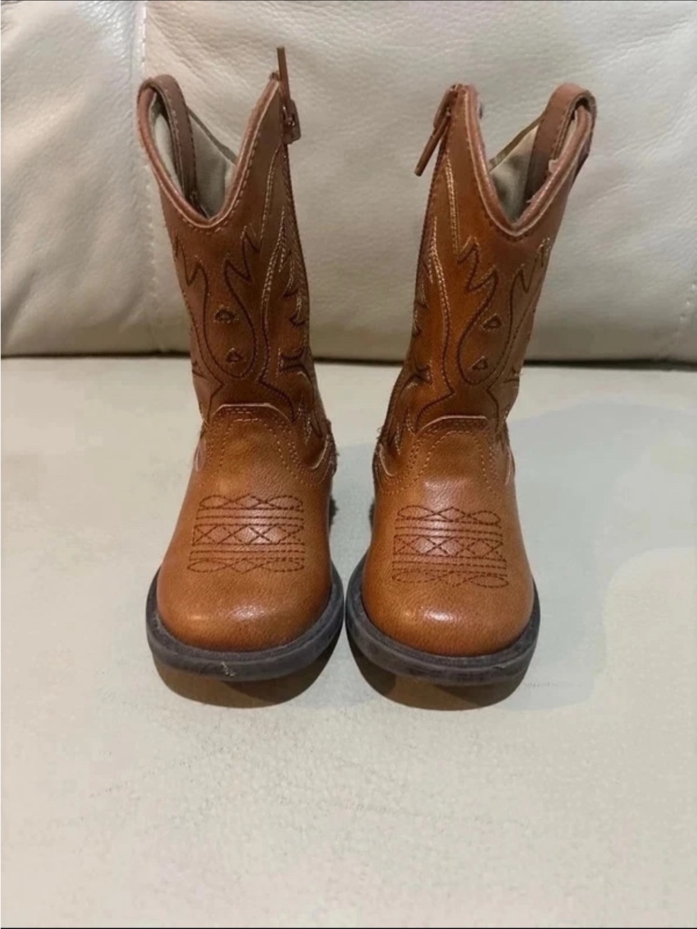 Magellan Outdoors Kids Tan Brown Western Boot